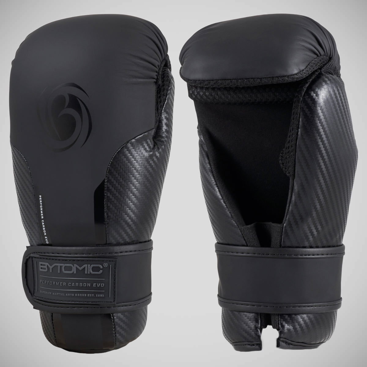 Black/Black Bytomic Performer Carbon Evo Pointfighter Gloves